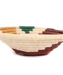 KAZI Home Goods Small Vivid Sukari Round Basket