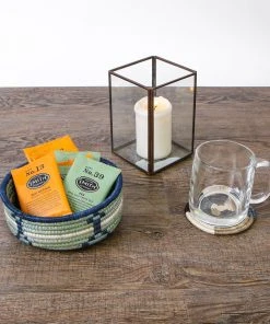 KAZI Small Soft Blue Short Bowl