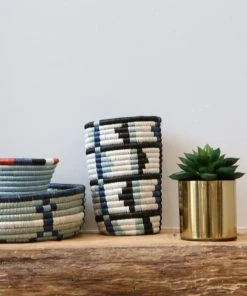 KAZI Small Soft Blue Short Bowl