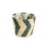 KAZI Home Goods Blue Gray Chevron Planter