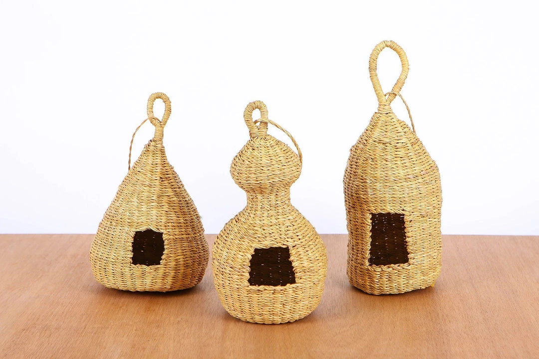 KAZI All Natural Cylinder Birdhouse Home Goods KAZI All Natural Cylinder Birdhouse Home Goods