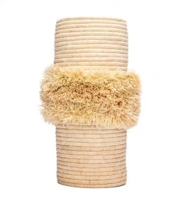 KAZI Home Goods All Natural Fringe Vase