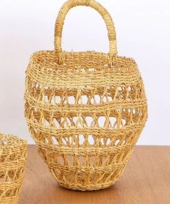 KAZI Home Goods All Natural Lace Hanging Basket