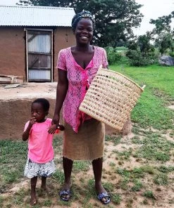 KAZI All Natural Lace Storage Basket Home Goods