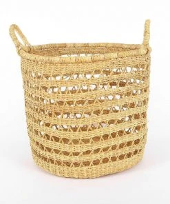 KAZI All Natural Lace Storage Basket Home Goods