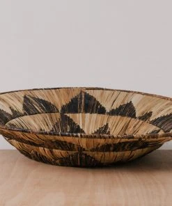 KAZI Home Goods Banana Bark And Raffia Jumbo Wall Bowl 2 KAZI Home Goods Banana Bark And Raffia Jumbo Wall Bowl