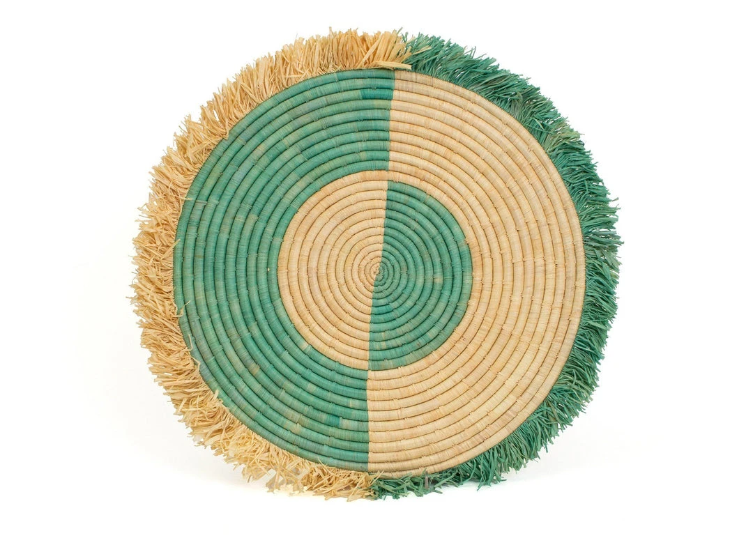 KAZI Bermuda Fringed Wall Disc II KAZI Bermuda Fringed Wall Disc II