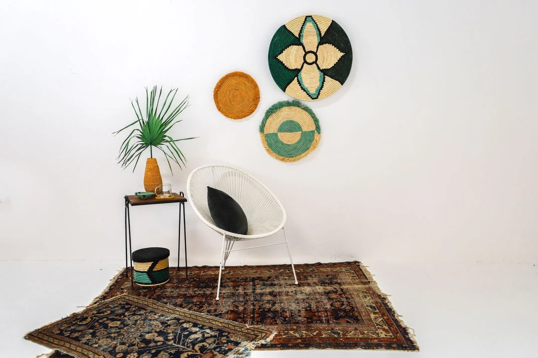 KAZI Bermuda Fringed Wall Disc II KAZI Bermuda Fringed Wall Disc II