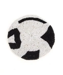 KAZI Black Beaded Atelier 01 Coaster Set Home Goods