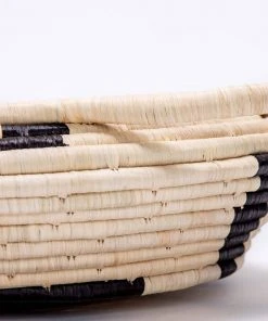 KAZI Black Spotted Storage Basket