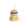 KAZI Blossom Striped Fringed Ornament