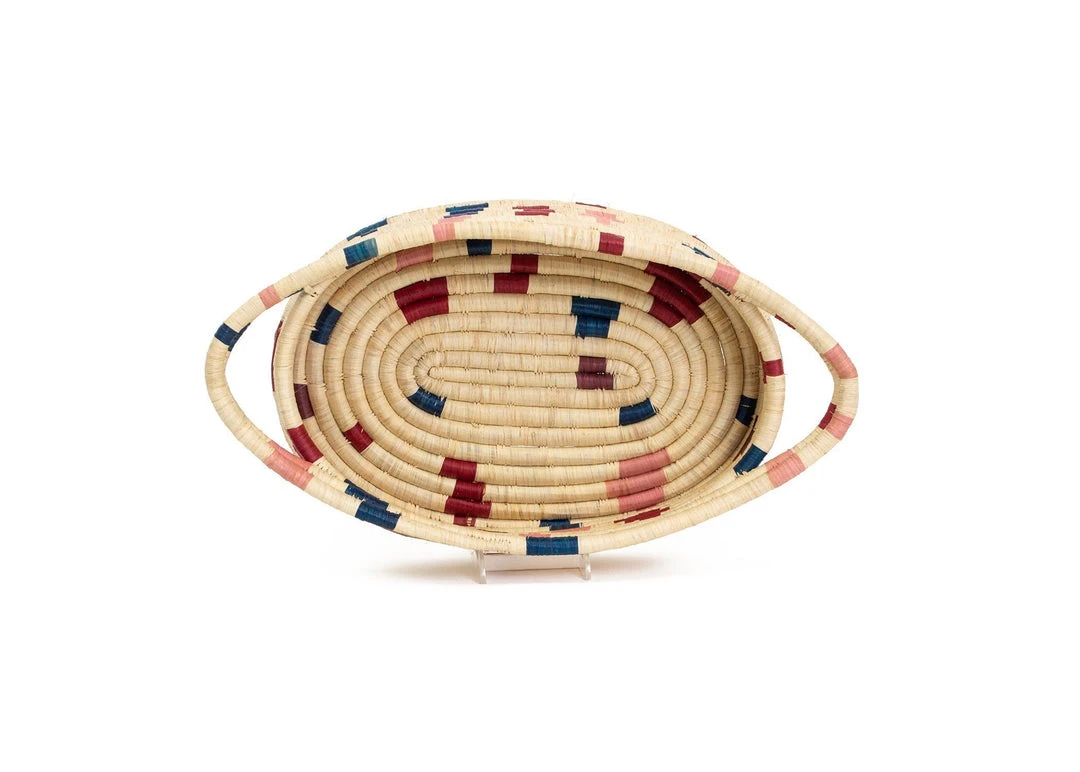 KAZI Blossom Terrazzo Oval Basket Storage KAZI Blossom Terrazzo Oval Basket Storage