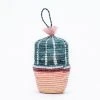 KAZI Fair Trade Cactus Planter Ornament 1