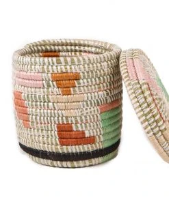 KAZI Home Goods Canyon Clay Abstract Lidded Box 2 KAZI Home Goods Canyon Clay Abstract Lidded Box