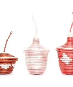 KAZI Coral + Clay Nya Ornament Set Fair Trade