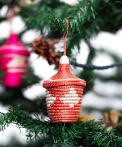 KAZI Coral + Clay Nya Ornament Set Fair Trade