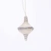 KAZI Diamond Shape Silver Metallic Ornament