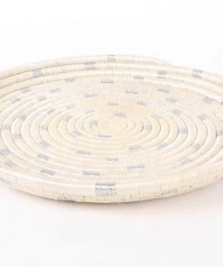 KAZI Home Goods Dotted Silver Decorative Tray 2 KAZI Home Goods Dotted Silver Decorative Tray