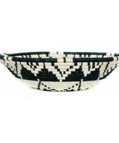 KAZI Extra Large Black + White Ikaze Basket Home Goods