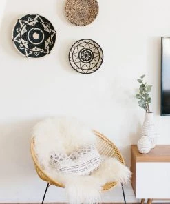 KAZI Extra Large Black + White Ikaze Basket Home Goods