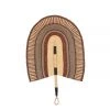 KAZI Extra Large Brown Fan Home Goods