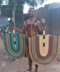 KAZI Extra Large Brown Fan Home Goods