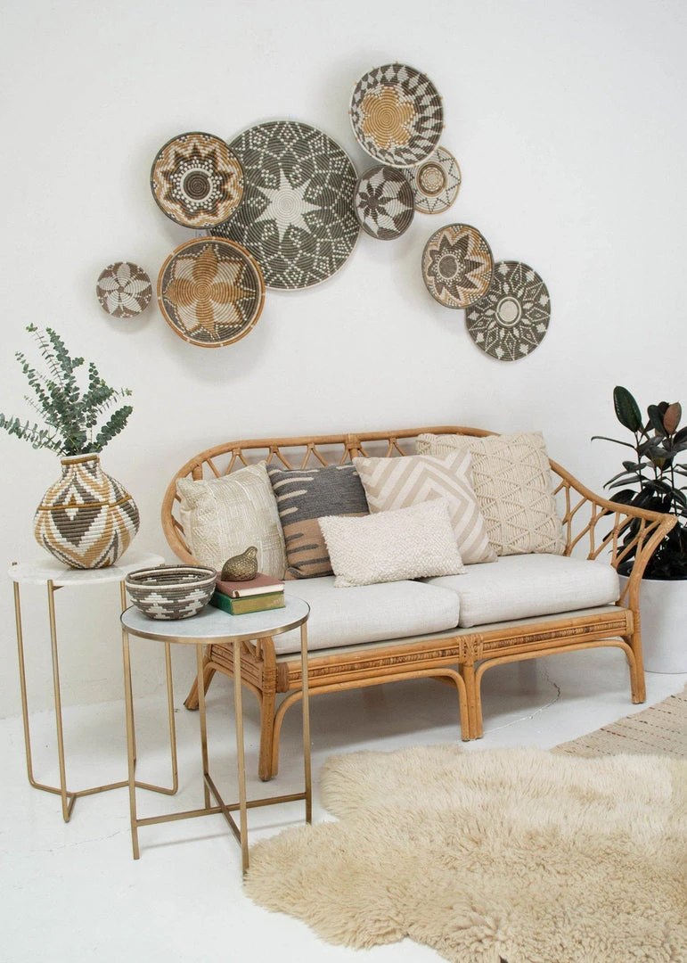 KAZI Extra Large Light Taupe Hope Bowl KAZI Extra Large Light Taupe Hope Bowl