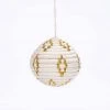 KAZI Globe Ornament - Gold Metallic Fair Trade
