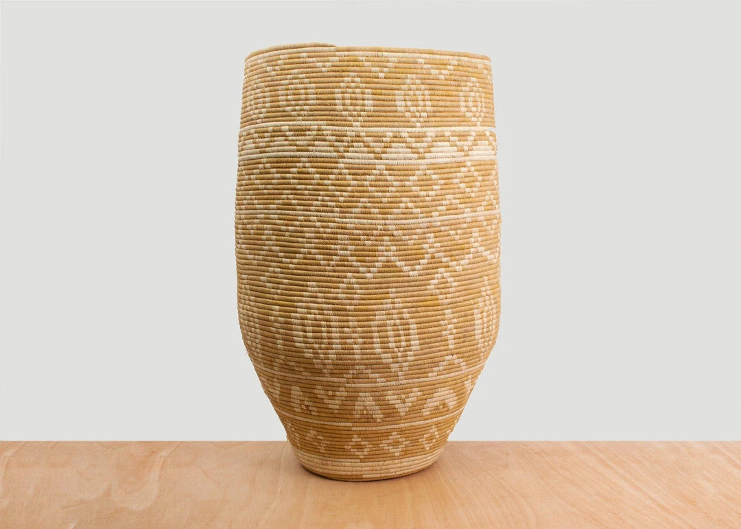 KAZI Home Goods Imani Large Floor Basket 1 KAZI Home Goods Imani Large Floor Basket