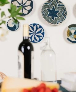 KAZI Large Blue Night Hope Wall Basket