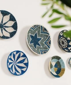 KAZI Large Blue Night Hope Wall Basket