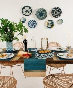 KAZI Large Blue Night Hope Wall Basket