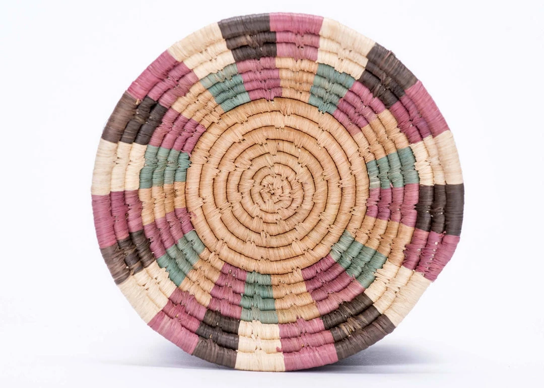 KAZI Home Goods Lilac + Neutrals Catch All Basket KAZI Home Goods Lilac + Neutrals Catch All Basket