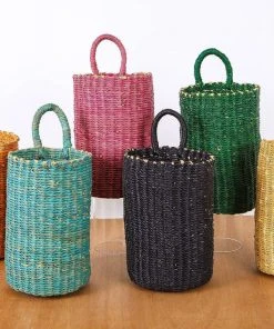 KAZI Mauve Hanging Basket Home Goods 4 KAZI Mauve Hanging Basket Home Goods