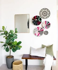 KAZI Medium Lidded Lace Grass Box Home Goods