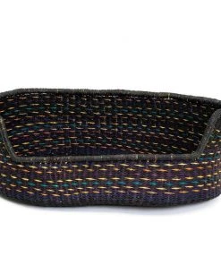 KAZI Medium Multicolor Dashed Pet Bed Pet Accessories