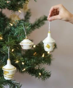 KAZI Metallic Gold Fete Ornament Set