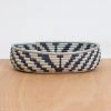 KAZI Metallic Silver Oval Basket