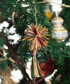 KAZI Multicolor Pom Pom + Tassel Ornament Best Sellers