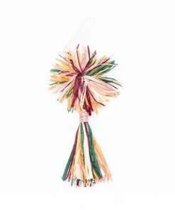 KAZI Multicolor Pom Pom + Tassel Ornament Best Sellers