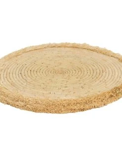 KAZI Natural Large Fringed Wall Charger