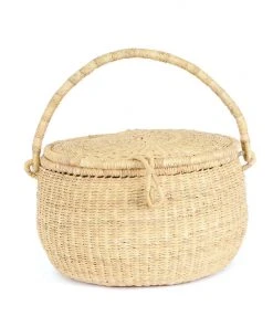 KAZI Accessories Natural Picnic Basket