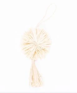 KAZI Natural Pom Pom + Tassel Ornament Best Sellers