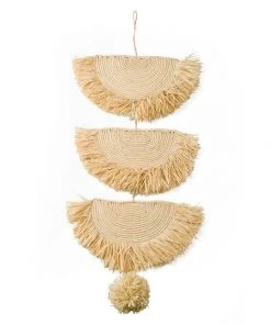 KAZI Natural Raffia Parade Mobile