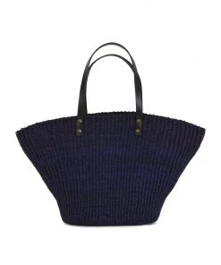 KAZI Accessories Navy Grass Large Tote Bag