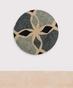 KAZI Home Goods Nea Opal Gray Wall Plate II