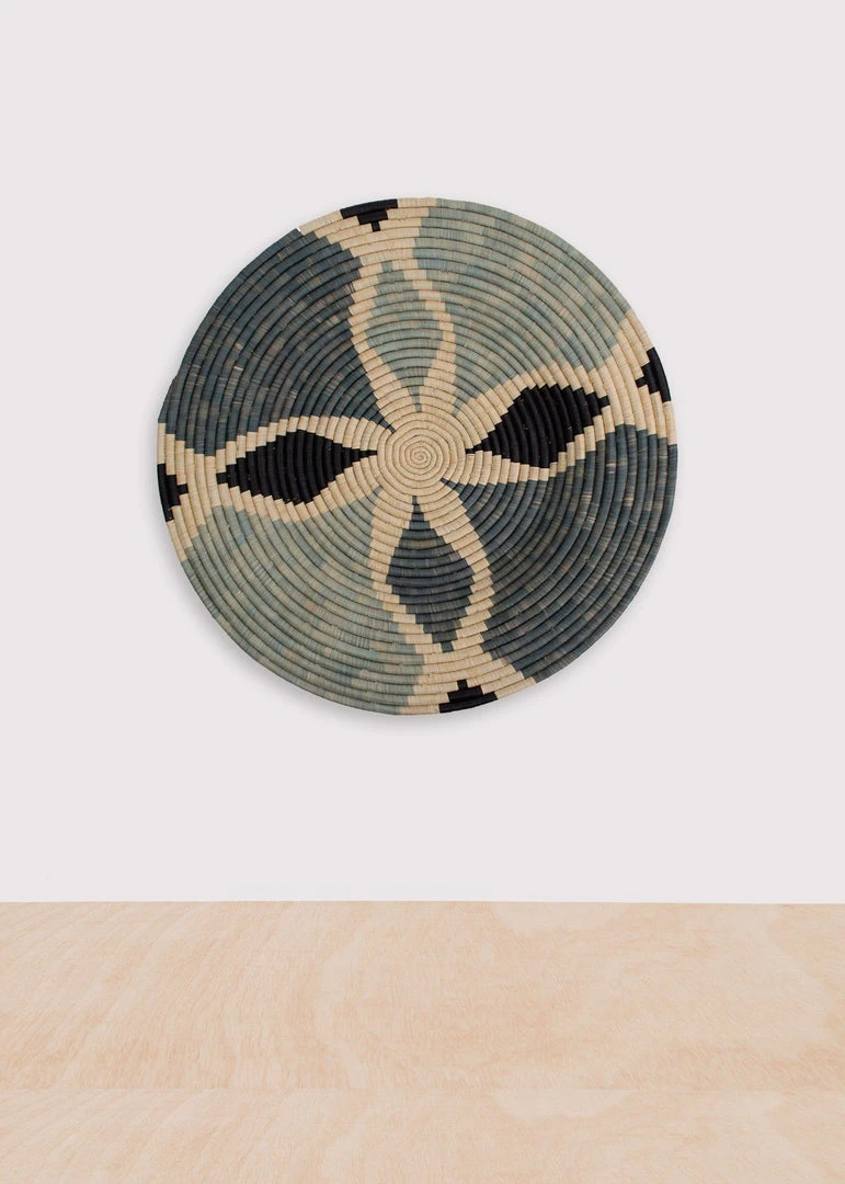 KAZI Home Goods Nea Opal Gray Wall Plate II KAZI Home Goods Nea Opal Gray Wall Plate II