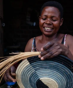 KAZI Opal Gray Color Blocked Vase Home Goods 2 KAZI Opal Gray Color Blocked Vase Home Goods