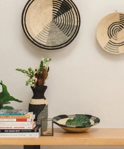 KAZI Opal Gray Color Blocked Vase Home Goods