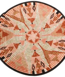 KAZI Peach Fleur Plate Home Goods